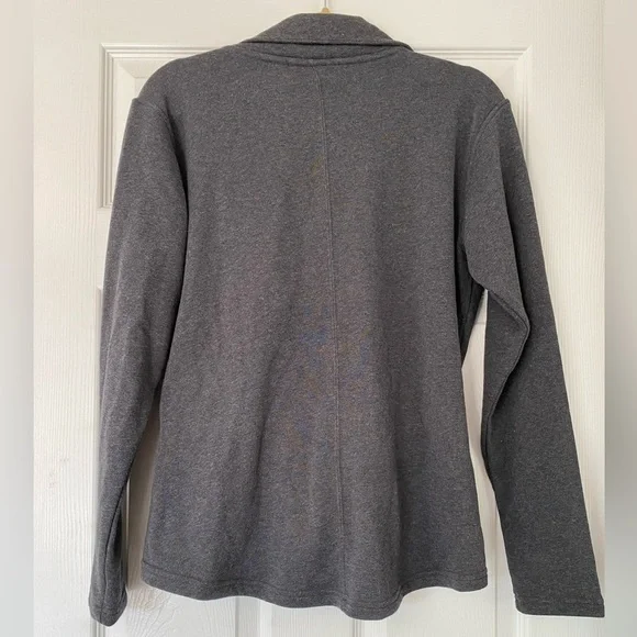 Puma Asymmetrical French Terry Full Zip Jacket Size Medium - Picture 2 of 4